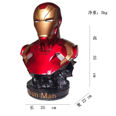 Original Color Iron Man Resin bust