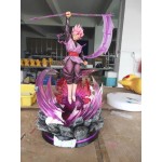 Pink Goku and sickle resin scupture