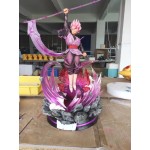 Pink Goku and sickle resin scupture
