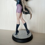 girl holding umbrella resin figure