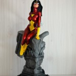 Spider Woman resin scupture