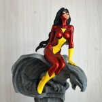Spider Woman resin scupture