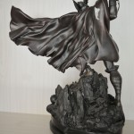 Black Thor resin scupture
