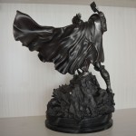 Black Thor resin scupture