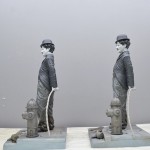 Chaplin resin figure