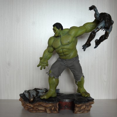 Angry Hulk resin scupture