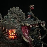 Heisei Godzilla VS Biollante Plant Beast resin statue