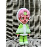 green boy art resin toy