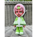 green boy art resin toy