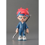 blue boy art resin toy
