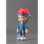 blue boy art resin toy
