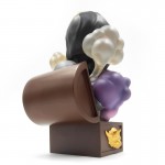 Bear girl art resin toy