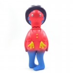 Red cloth art resin toy