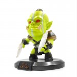 the monster with the tomahawk art resin toy