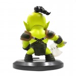 the monster with the tomahawk art resin toy