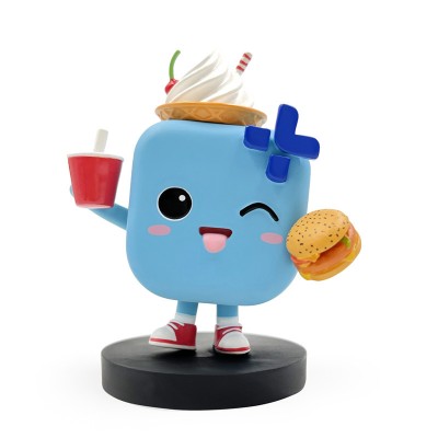 Cutie in restaurant art resin toy