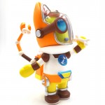 Fox robot art resin toy