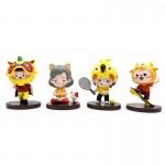 Small sports team art resin toy