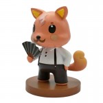 Mr Fox art resin toy
