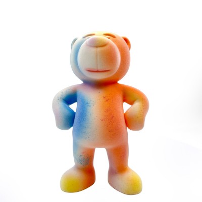 Colorful bears art resin toy