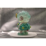 green weather girl art resin toy