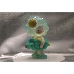green weather girl art resin toy