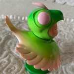Sleeping bird art resin toy
