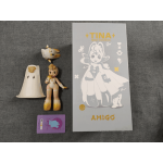 Cute girl art resin toy