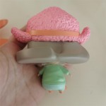 The little fox flying the plane art resin toy