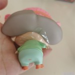 The little fox flying the plane art resin toy