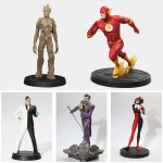 Five DC characters resin figure