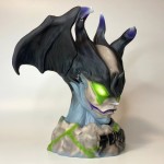 Bat scares and monsters statue