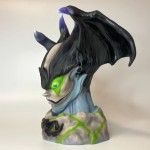 Bat scares and monsters statue