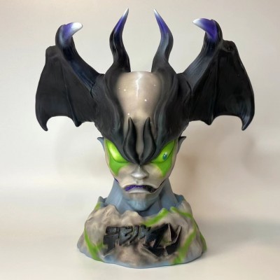 Bat scares and monsters statue