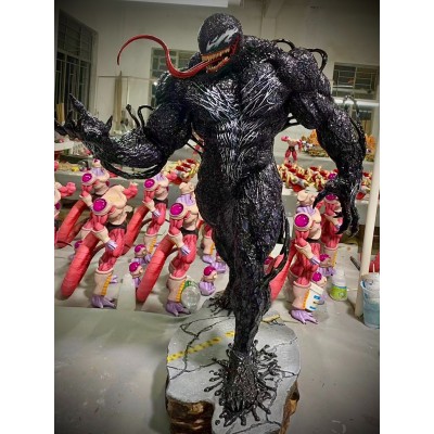 Black venom scares and monsters statue
