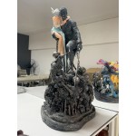 Devil protects princess resin scupture