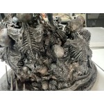 Devil protects princess resin scupture