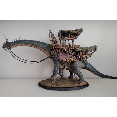Camel caravan scares and monsters statue