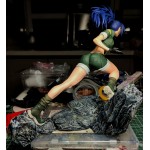 King of Fighters Leona resin scupture